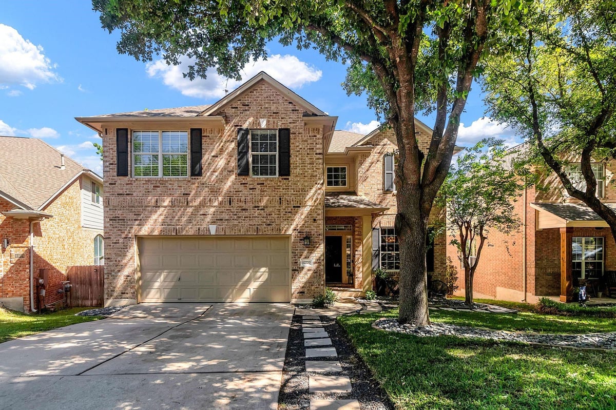 12720 Coralberry Cv - front exterior - Luxury home in Steiner Ranch Ph 01 Sec 05A, Austin, TX