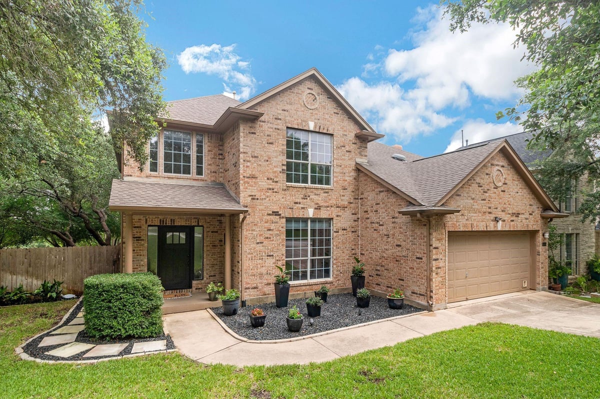 12732 Coralberry Cv - front exterior - Luxury home in Steiner Ranch, Austin, TX