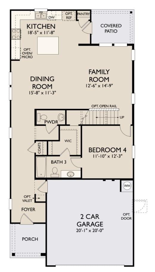 Living area at 128 Lions Tail Cv - 4 bed 3 bath home