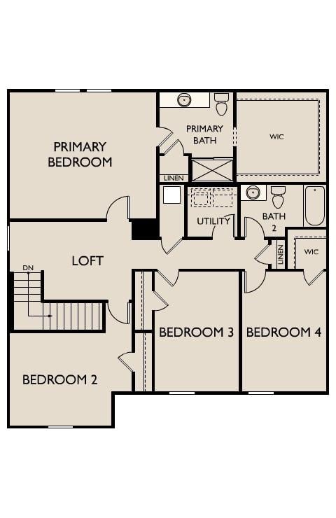 Kitchen at 128 Parrigin Cv - 4 bed 2 bath home