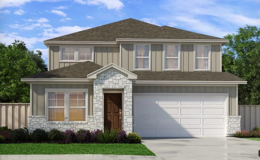 128 Woodbrook Dr - front exterior - Luxury home in Travena, Georgetown, TX