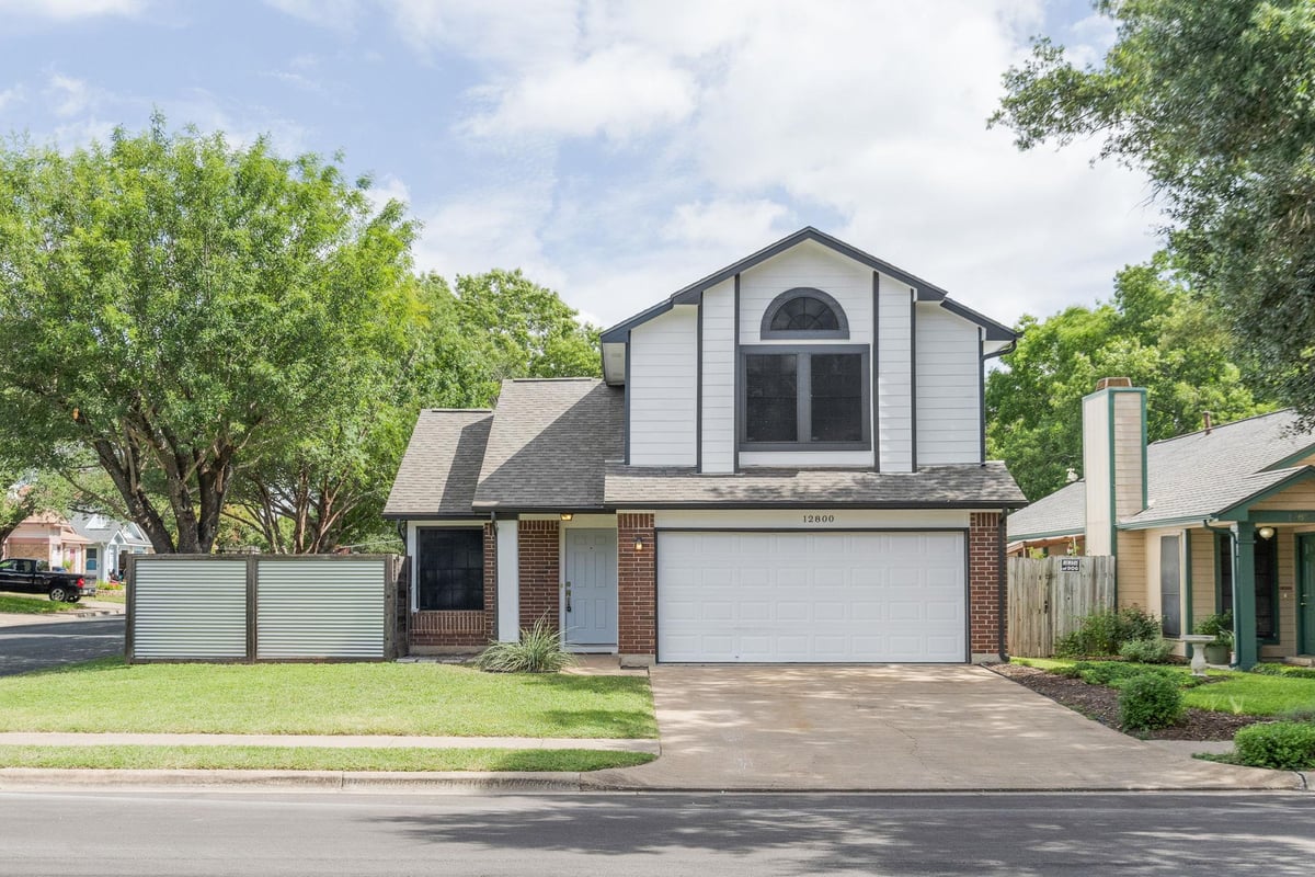 View 12800 Meehan DR in Scofield Farms Ph 01 Sec 02-A 12800 Meehan DR - front exterior - Luxury home in Scofield Farms Ph 01 Sec 02-A, Austin, TX