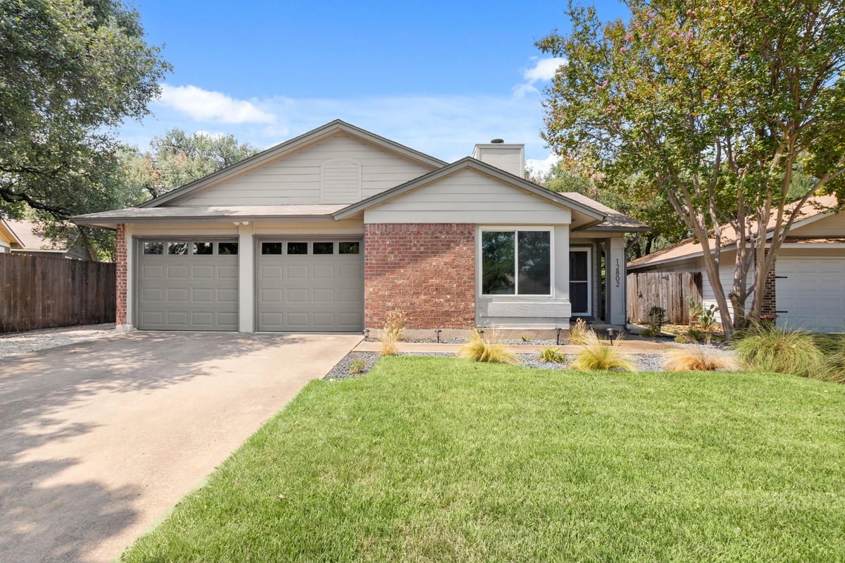 View 12802 Carrera Dr in Milwood Sec 16 12802 Carrera Dr - front exterior - Luxury home in Milwood Sec 16, Austin, TX