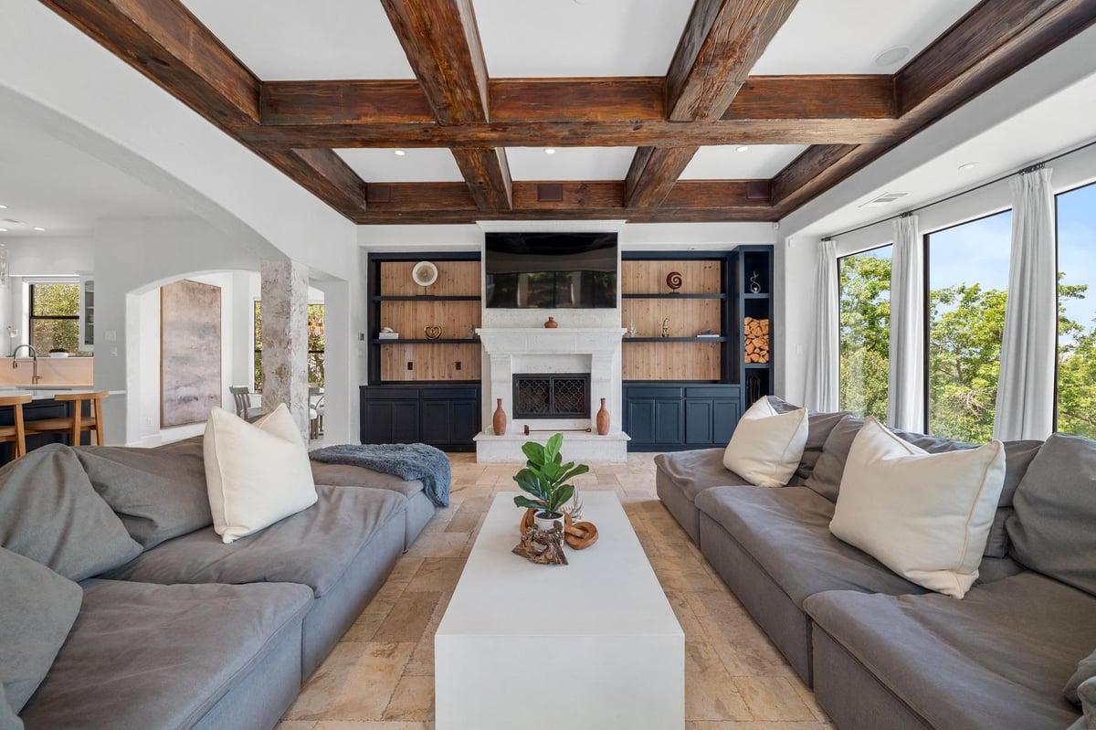Living area at 12804 Hughes St - 4 bed 3 bath home