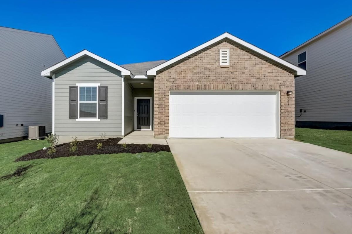 View 12817 Kentucky Warbler DR in Willow Springs 12817 Kentucky Warbler DR - front exterior - Luxury home in Willow Springs, Buda, TX