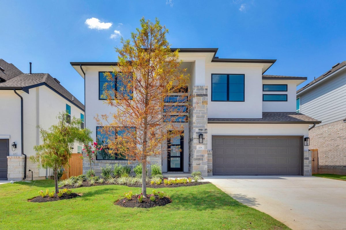 View 129 Ash Juniper Rd in Nolina 129 Ash Juniper Rd - front exterior - Luxury home in Nolina, Georgetown, TX
