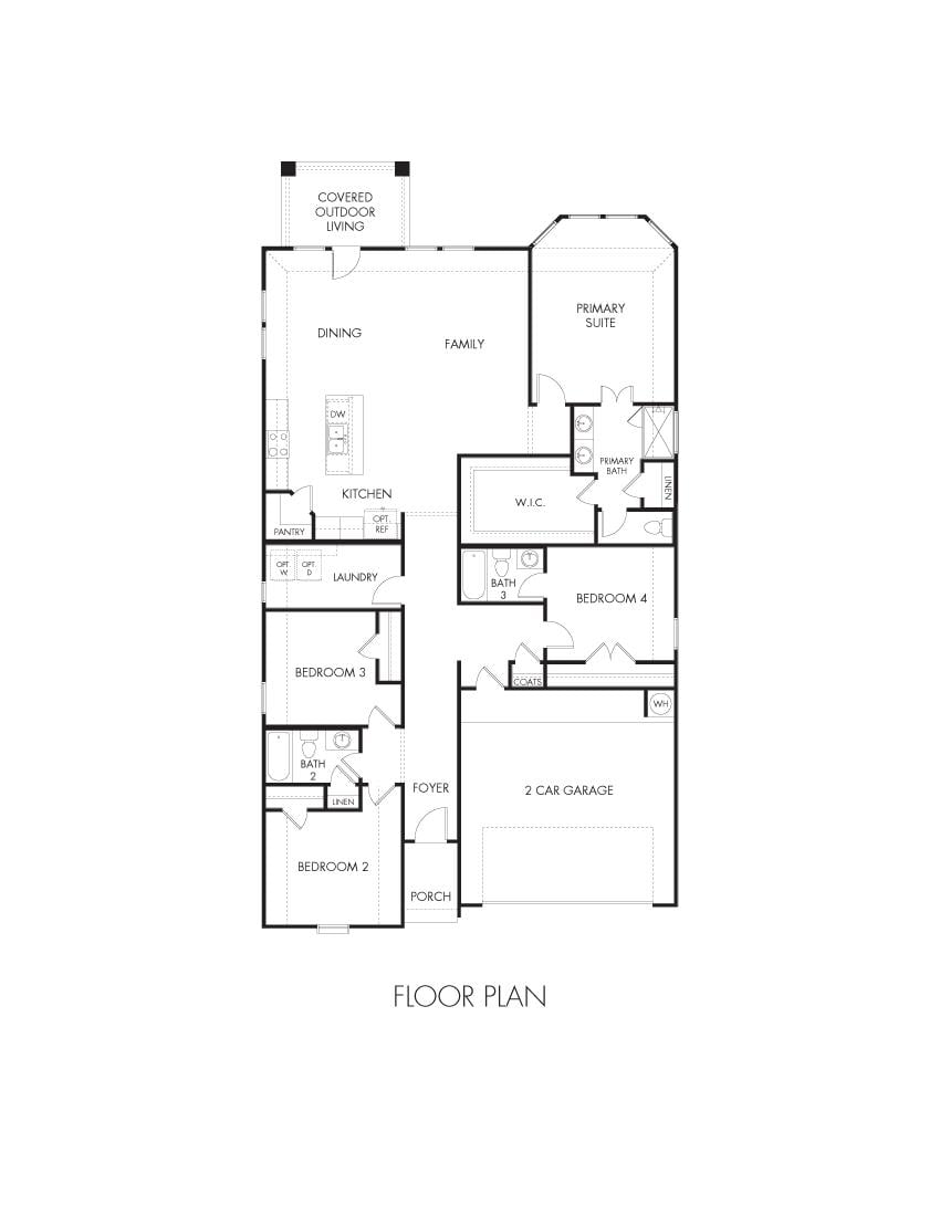 Living area at 129 Skyview Farm Ln - 4 bed 3 bath home