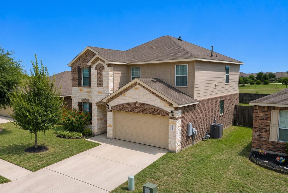 View 129 Sundown Ave in Sunfield Ph One Sec Six 129 Sundown Ave - property photo 1 - Luxury home in Sunfield Ph One Sec Six, Buda, TX