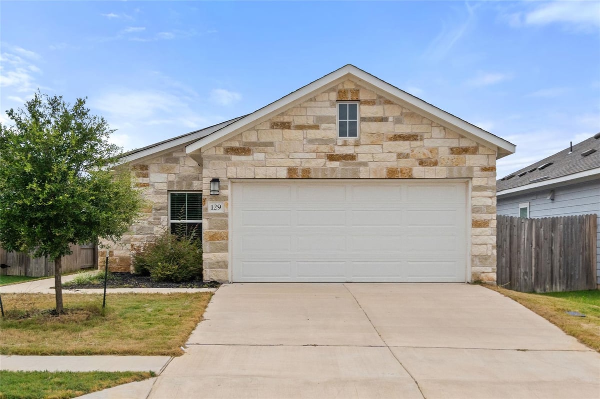 129 Tall Grass DR - front exterior - Luxury home in Morningstar, Georgetown, TX