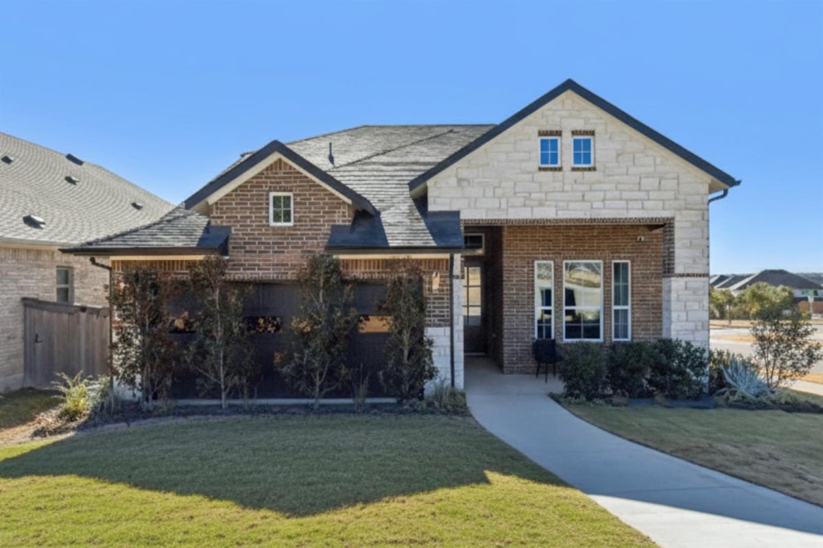 129 Whistling Willow DR - front exterior - Luxury home in Crescent Bluff, Georgetown, TX