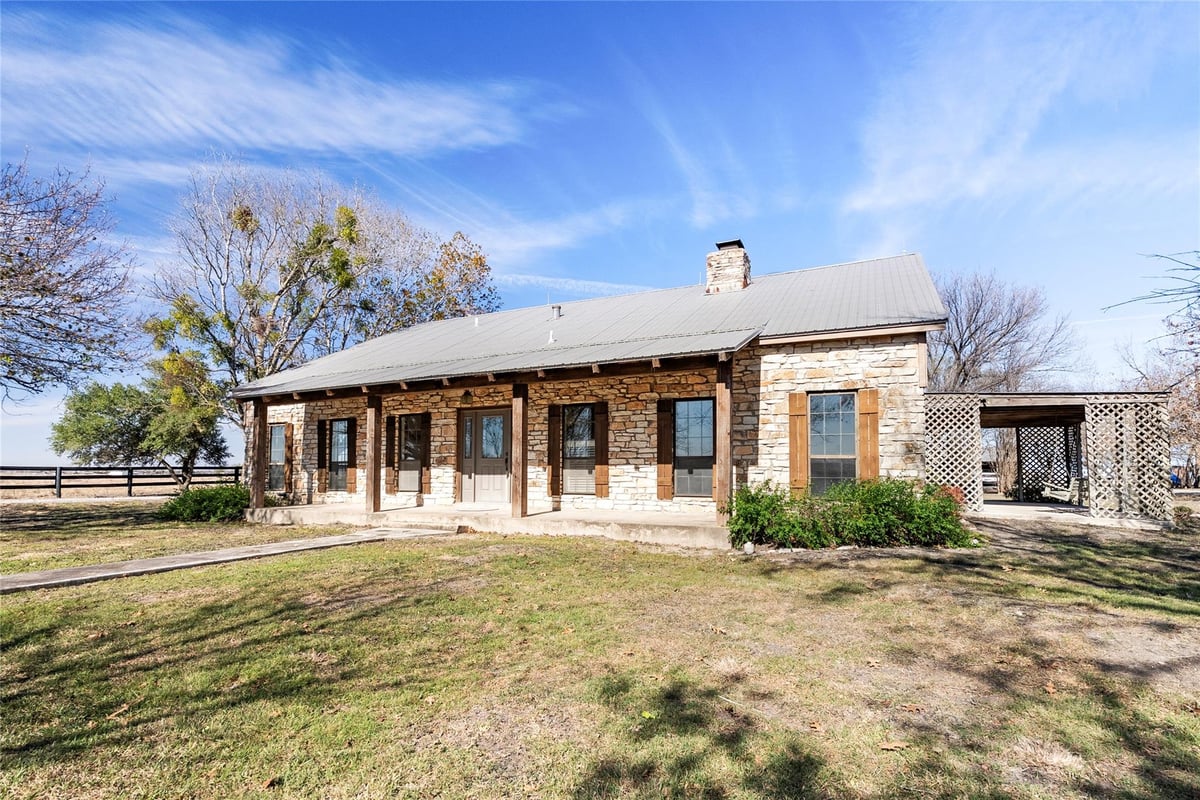 View 12914 Pfluger Berkman LN in N/A 12914 Pfluger Berkman LN - front exterior - Luxury home in N/A, Coupland, TX