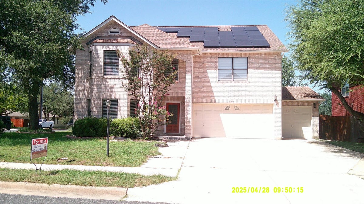 View 1300 Chalk LN in Ranch At Cypress Creek Sec 06 1300 Chalk LN - front exterior - Luxury home in Ranch At Cypress Creek Sec 06, Cedar Park, TX