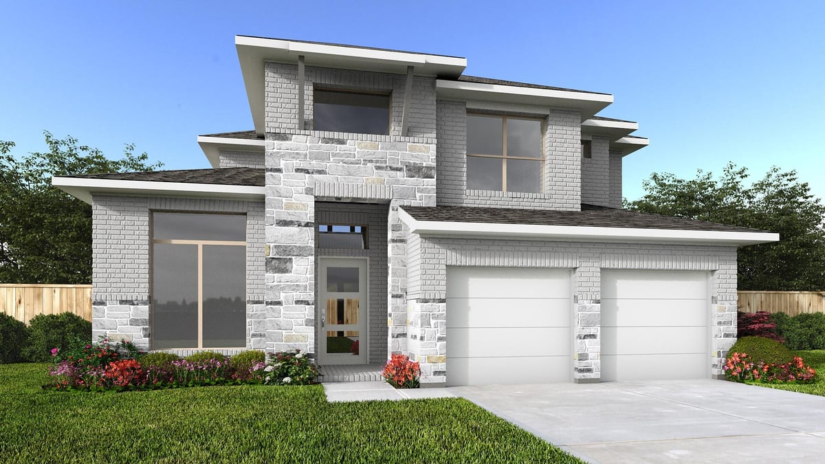 View 1300 Pansy Trl in Parkside on the River 1300 Pansy Trl - front exterior - Luxury home in Parkside on the River, Georgetown, TX