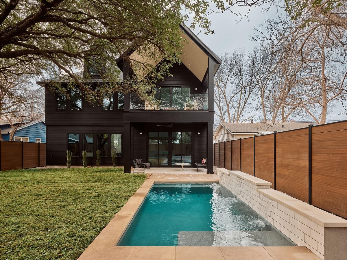 1300 Piedmont Ave - front exterior - Luxury home in Crestview Sec 02, Austin, TX