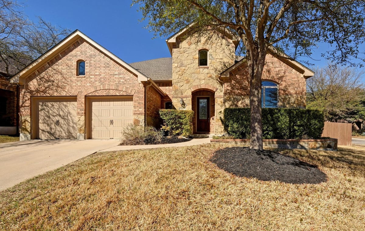 View 1300 Terrace Vw in Whitestone Oaks 1300 Terrace Vw - front exterior - Luxury home in Whitestone Oaks, Cedar Park, TX