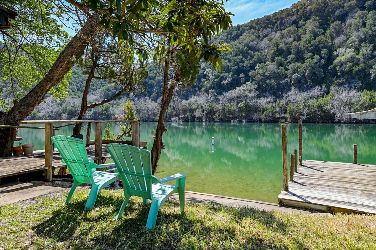 View 13003 On The Lake RD in Lakeland Park 13003 On The Lake RD - view with Lake Austin waterfront - Luxury home in Lakeland Park, Austin, TX