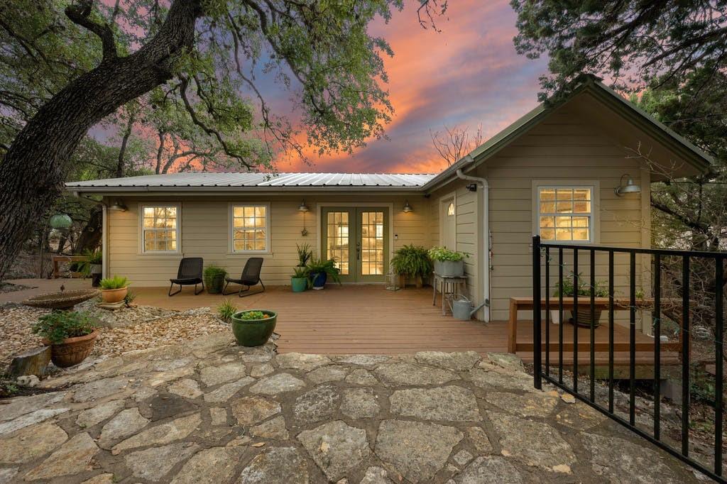 View 1301 Pike Rd in Apache Shores Sec 07 1301 Pike Rd - front exterior - Luxury home in Apache Shores Sec 07, Austin, TX