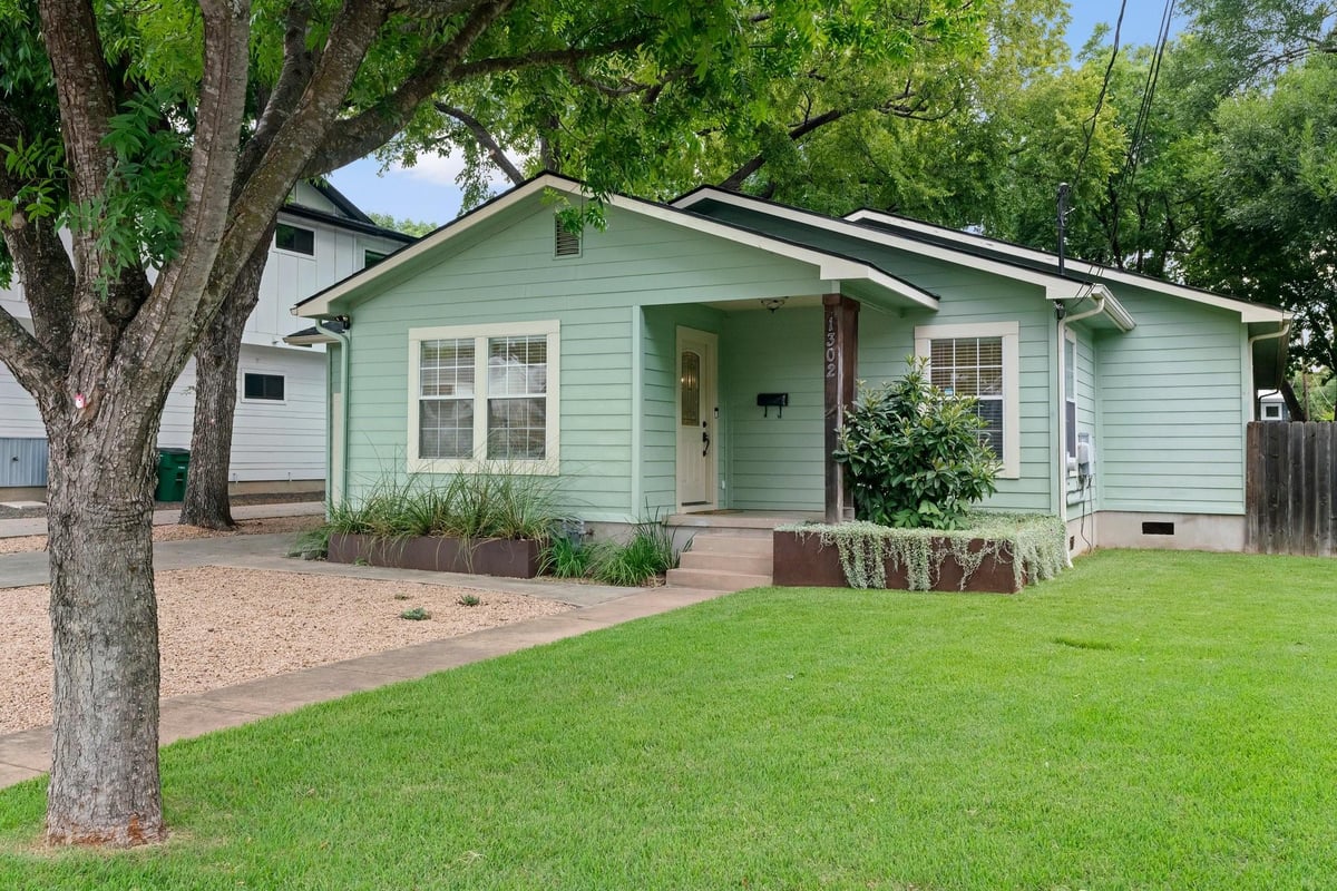 View 1302 Justin Ln in Crestview Add Sec 01 1302 Justin Ln - front exterior - Luxury home in Crestview Add Sec 01, Austin, TX