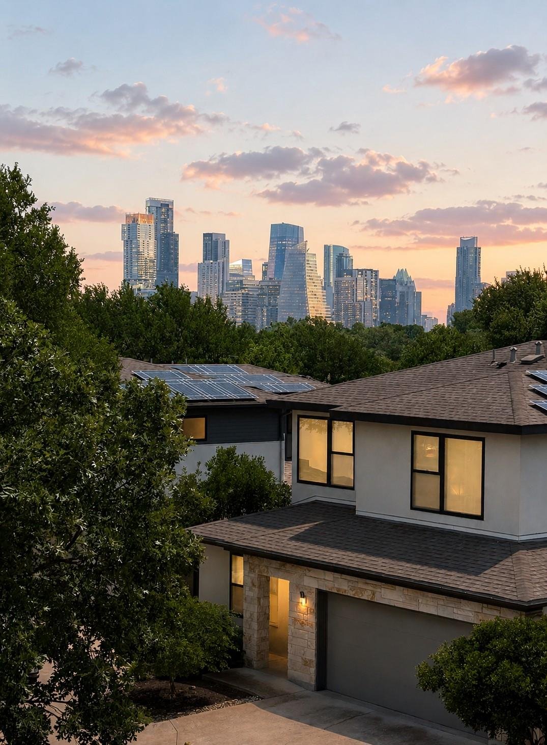1303 Azie Morton Rd Unit #2 - front exterior - Luxury home in Zilker Terrace Condo, Austin, TX
