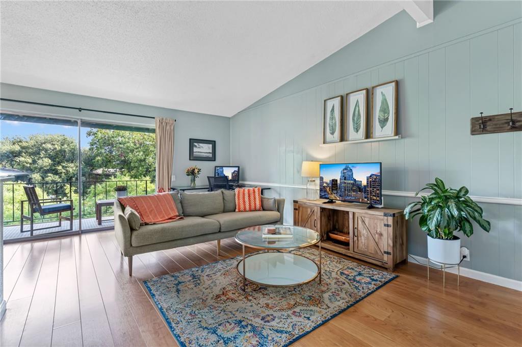 View 1304 Mariposa DR Unit #203 in Travis Heights 1304 Mariposa DR Unit #203 - property photo 1 - Luxury home in Travis Heights, Austin, TX