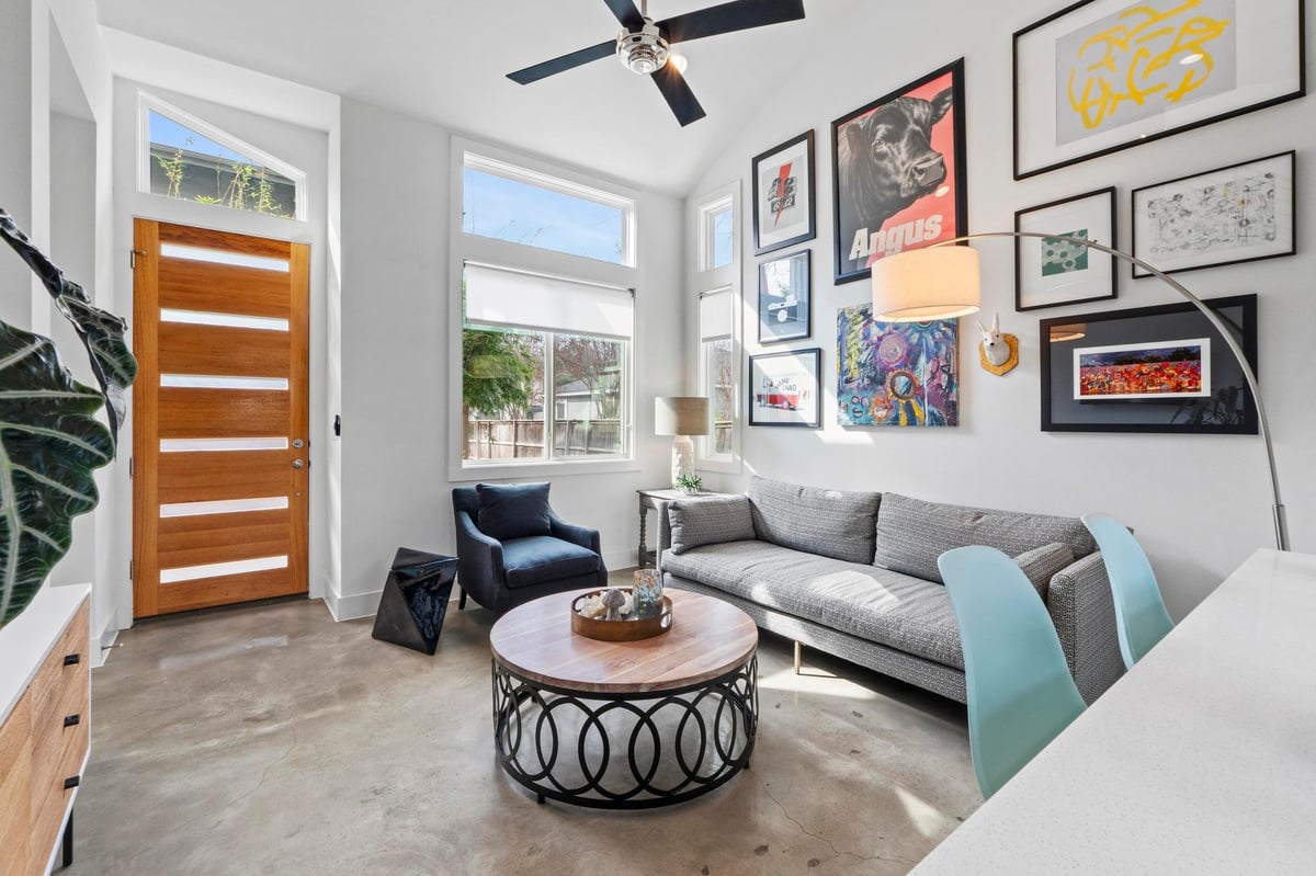 Primary bedroom at 1304 Palo Duro Rd Unit #B - 2 bed 2 bath home