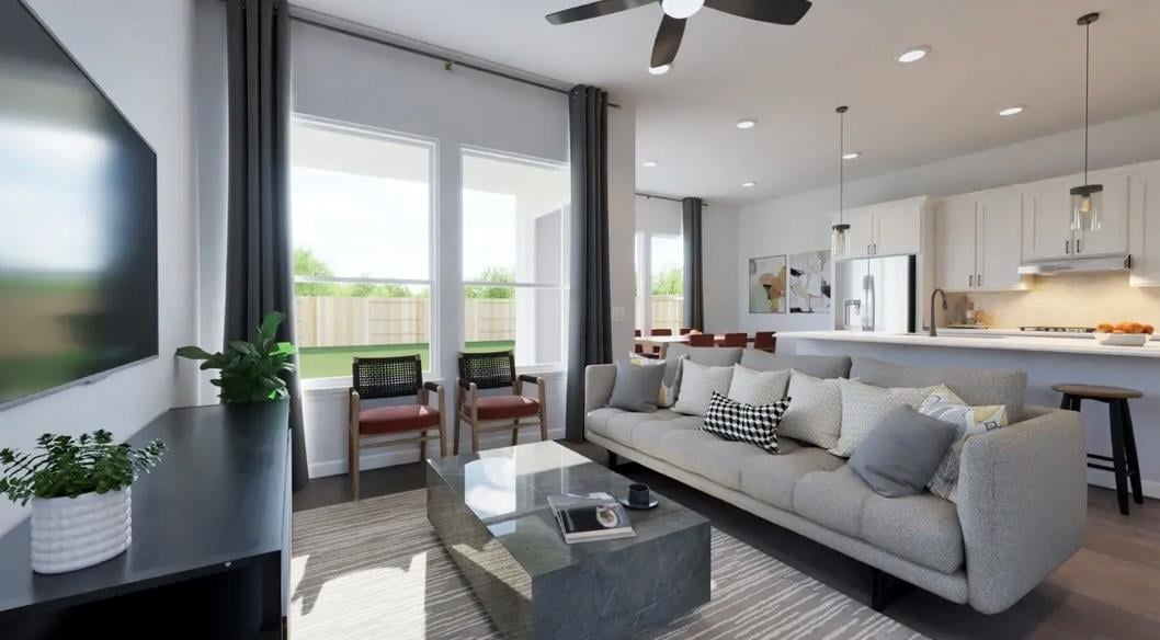 Living area at 1305 Sweet Bark St - 3 bed 2 bath home