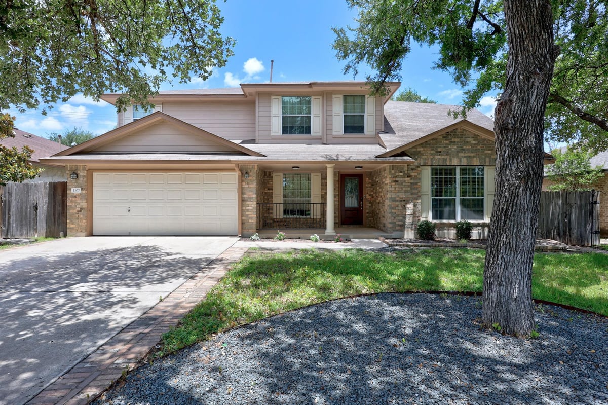 1307 Chardonnay XING - front exterior - Luxury home in Block House Creek, Leander, TX
