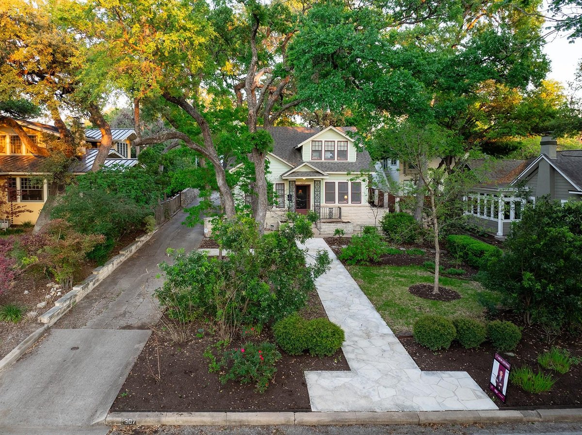 View 1307 Marshall LN in Enfield B 1307 Marshall LN - front exterior - Luxury home in Enfield B, Austin, TX