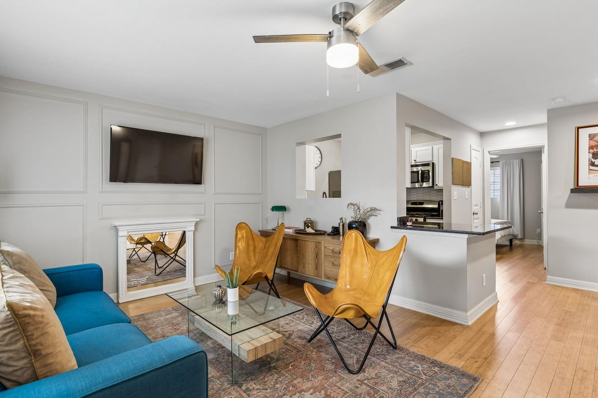 1307 Norwalk LN Unit #203 - front exterior - Luxury home in West Austin Tanglewood Condo, Austin, TX