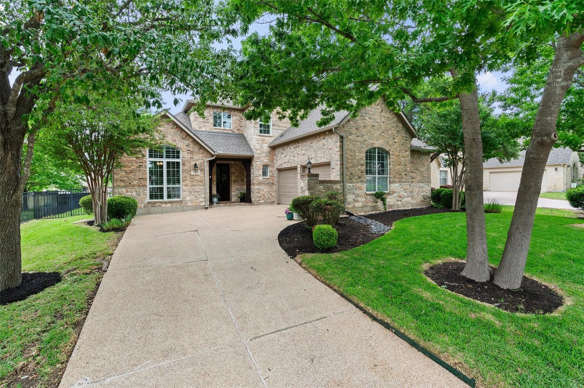 View 1308 Hillridge Dr in Teravista 1308 Hillridge Dr - front exterior - Luxury home in Teravista, Round Rock, TX