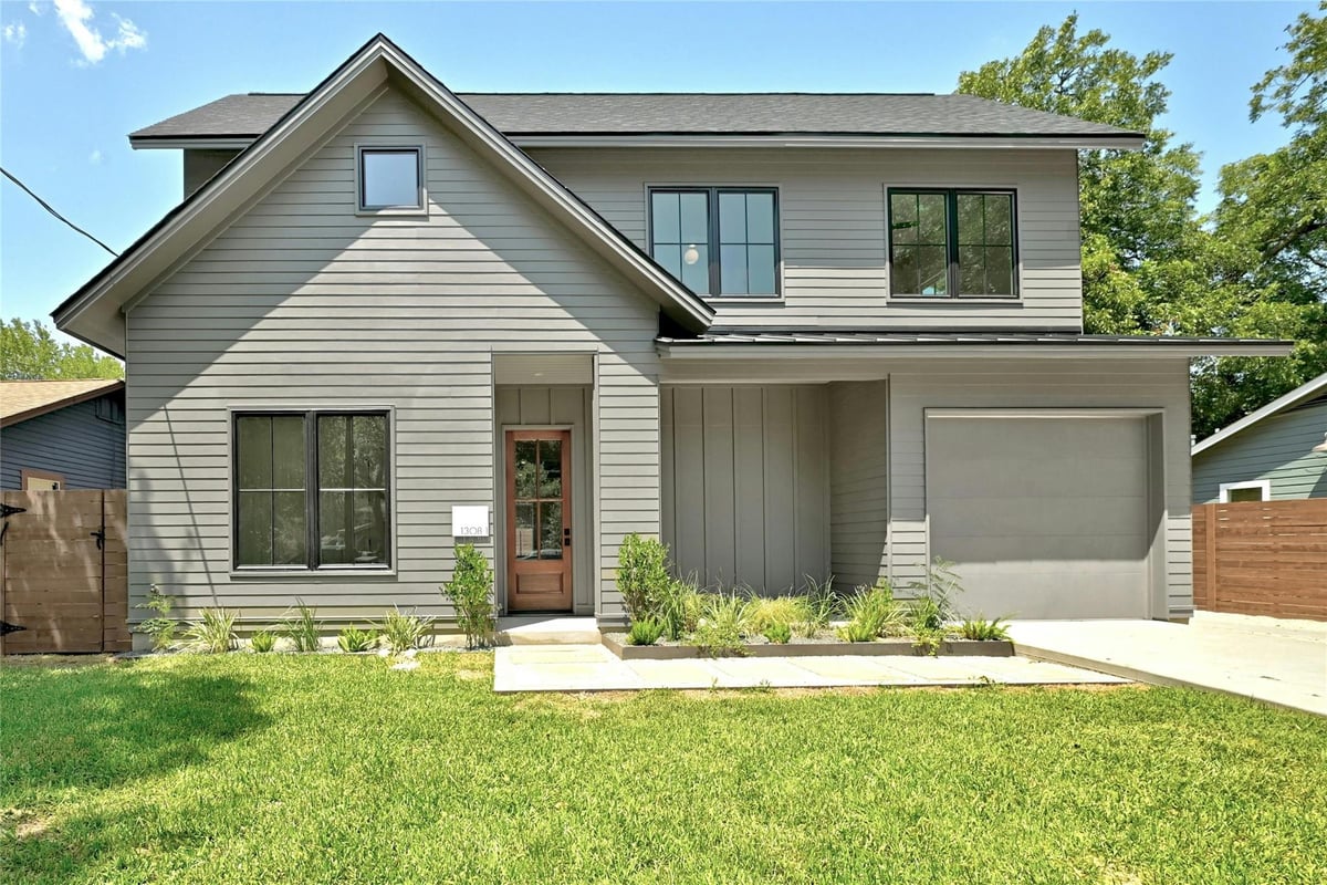 View 1308 W Saint Johns Ave Unit #1 in Crestview Sec 02 1308 W Saint Johns Ave Unit #1 - front exterior - Luxury home in Crestview Sec 02, Austin, TX