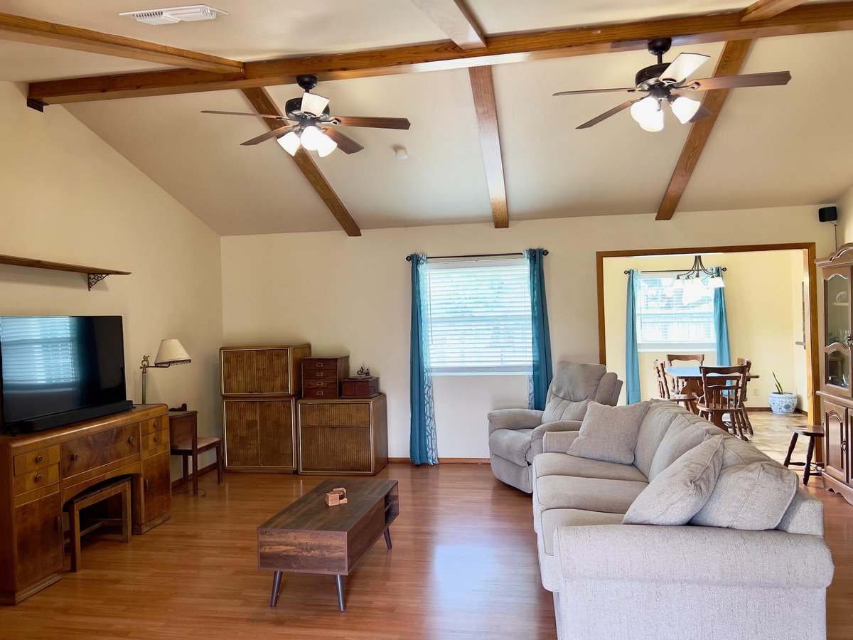 Living area at 1309 10th St - 3 bed 2 bath home