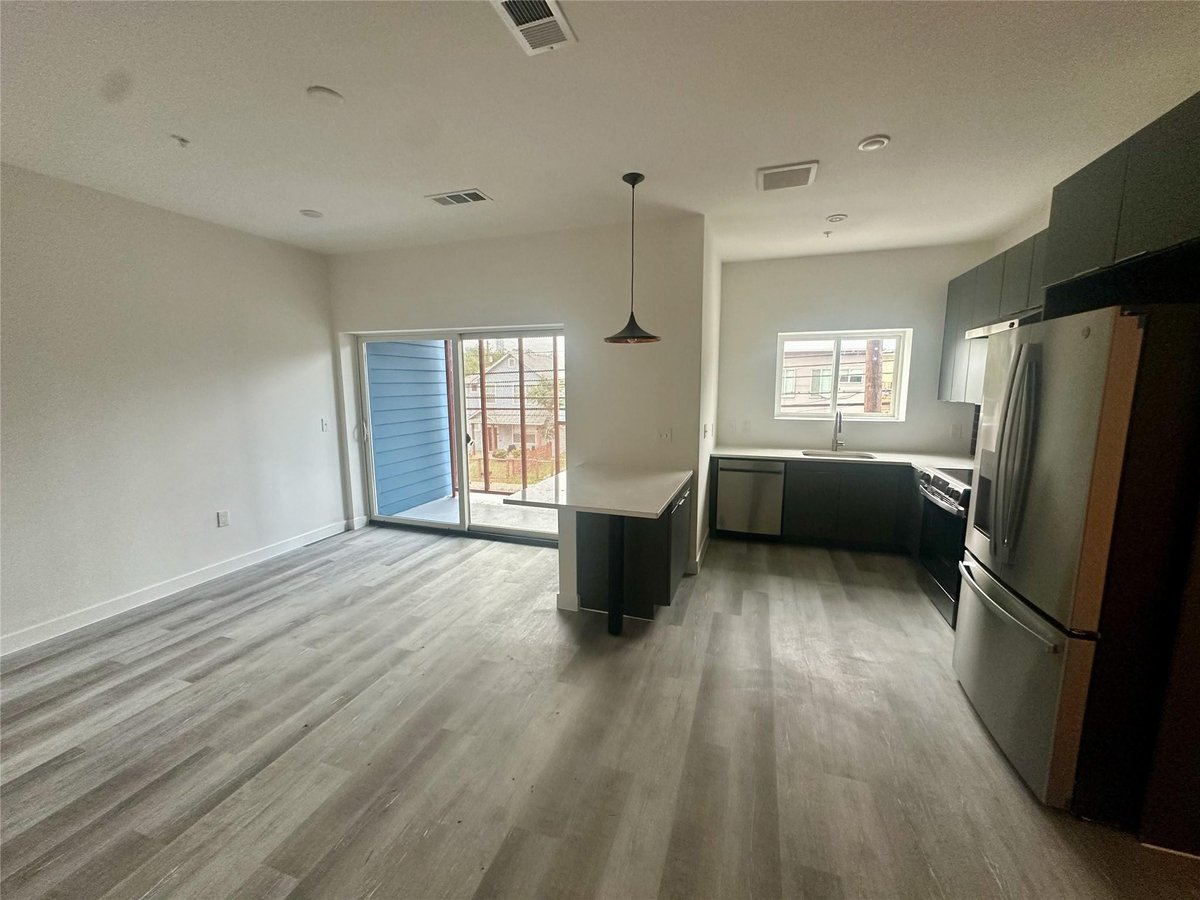 Kitchen at 1309 Chicon St Unit #202 - 1 bed 1 bath home