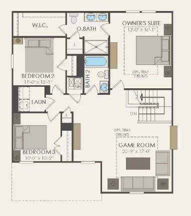 Primary bedroom at 1309 Richards Ranch Rd - 4 bed 3 bath home