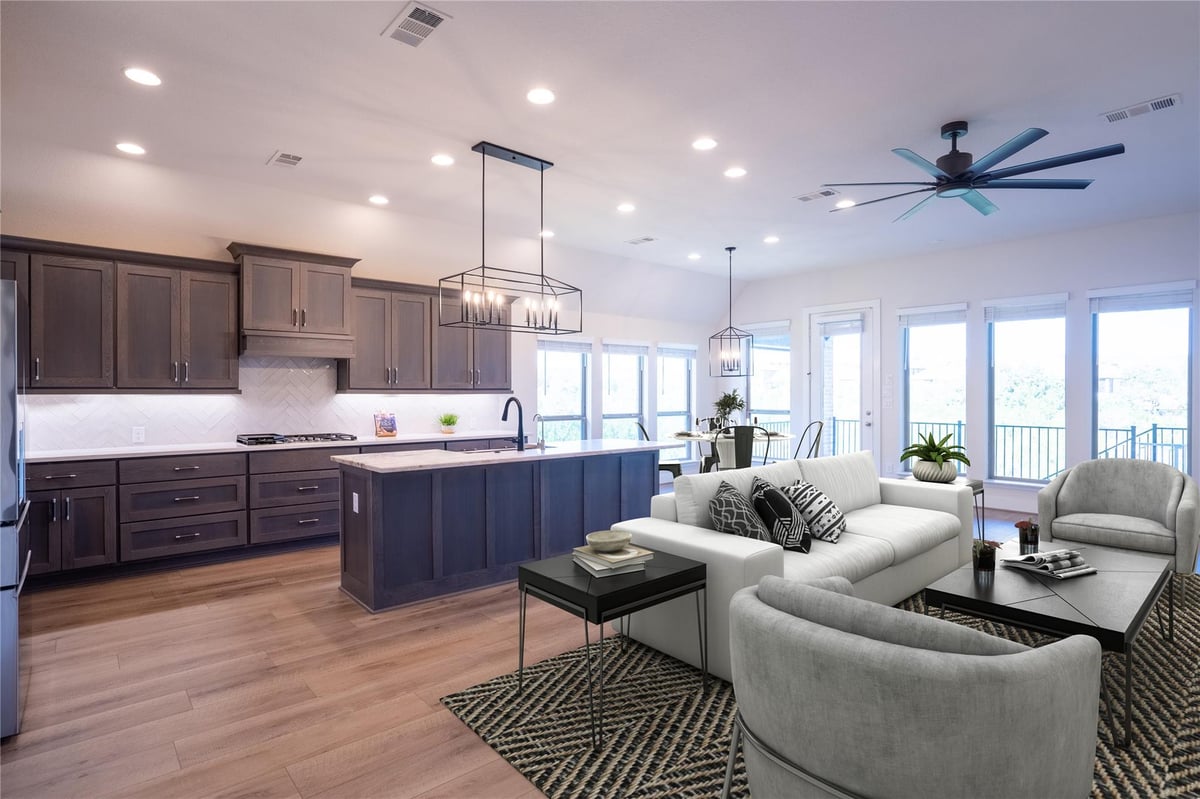 Living area at 1309 Spring Gulch Ln - 4 bed 3 bath home