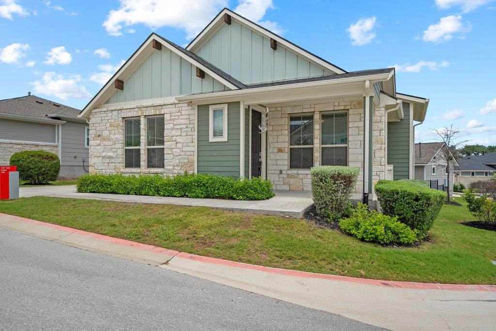 View 131 Ace LN Unit #101 in Kissing Tree Cottages Condo 131 Ace LN Unit #101 - front exterior - Luxury home in Kissing Tree Cottages Condo, San Marcos, TX