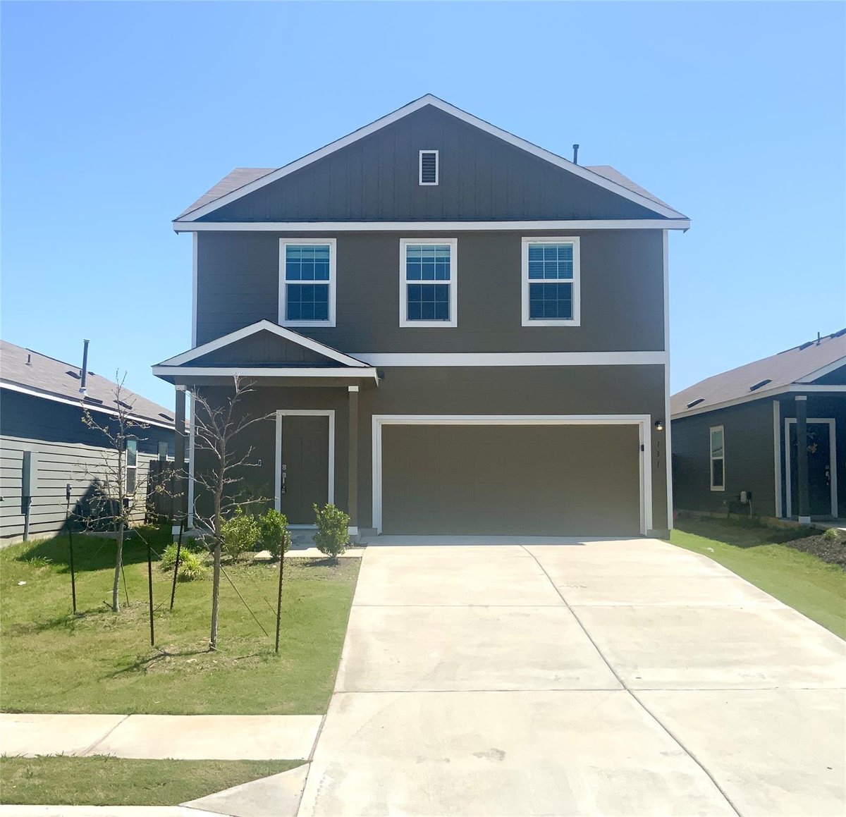 View 131 Soapstone PASS in Sunset Oaks Sec 4 Ph 1B 131 Soapstone PASS - front exterior - Luxury home in Sunset Oaks Sec 4 Ph 1B, Maxwell, TX