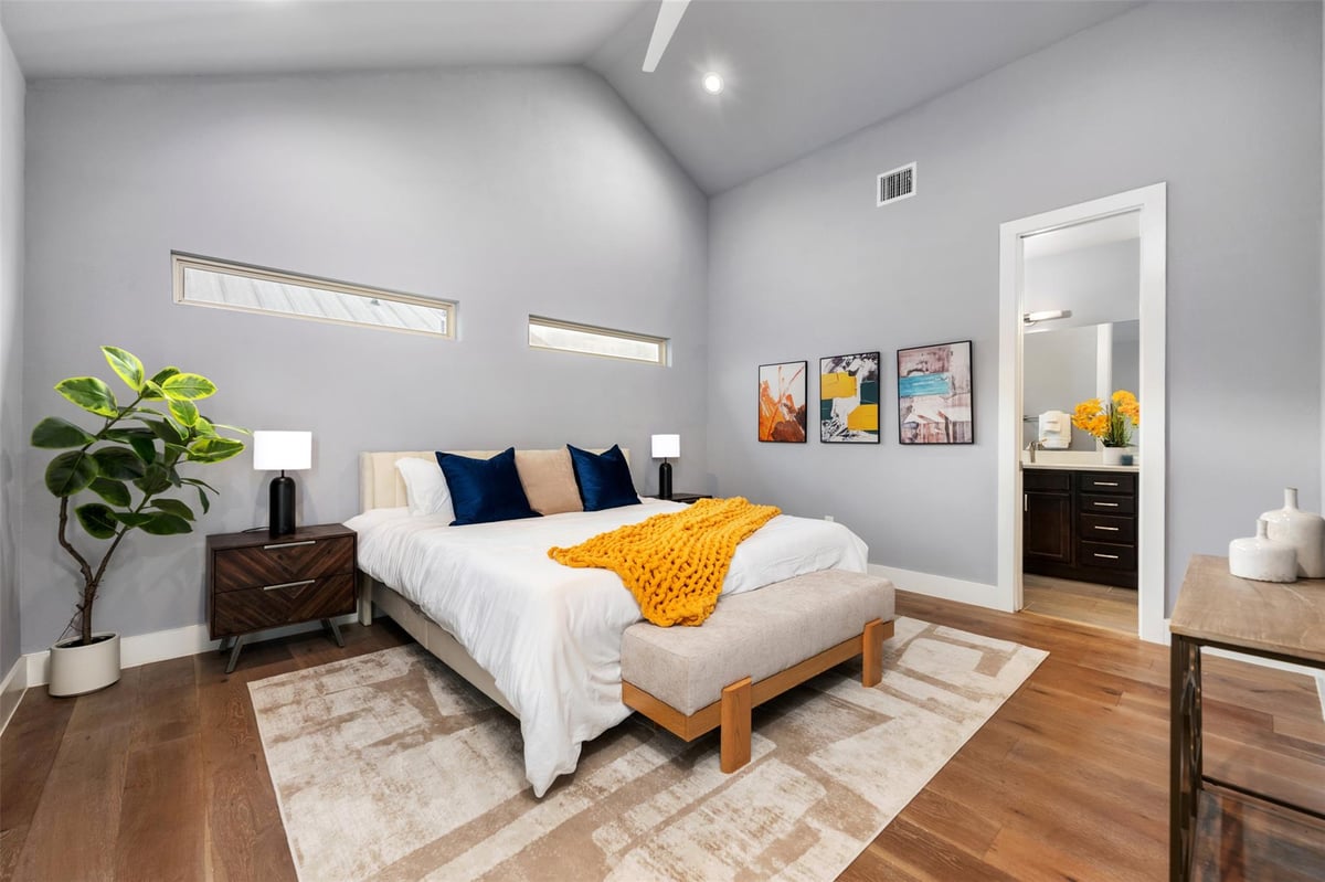 Primary bedroom at 1310 Cedar Ave - 3 bed 2 bath home