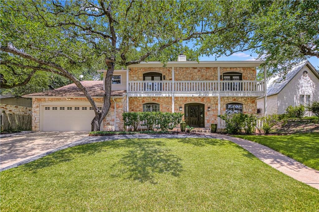 View 1310 Wilderness DR in Beecave Woods Sec 01 1310 Wilderness DR - front exterior - Luxury home in Beecave Woods Sec 01, Austin, TX