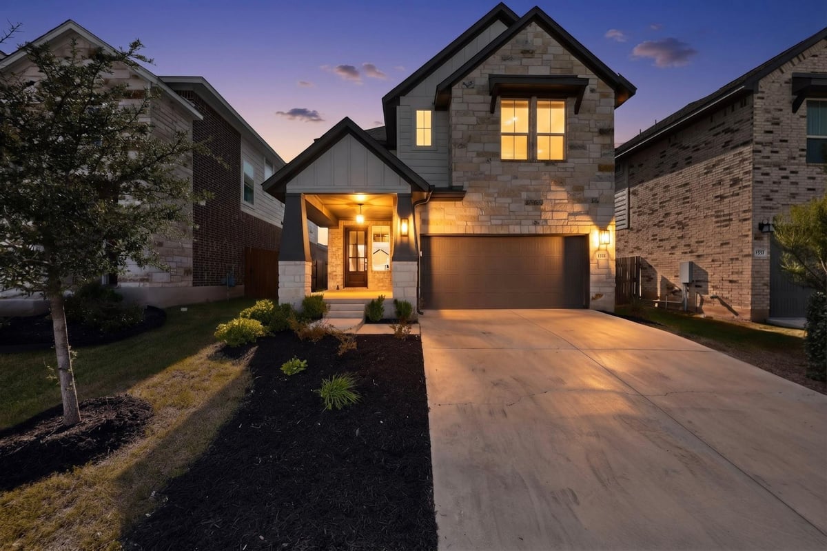 View 13100 Brave Tenderfoot TRL in Turner's Crossing North Ph 1 13100 Brave Tenderfoot TRL - front exterior - Luxury home in Turner's Crossing North Ph 1, Buda, TX