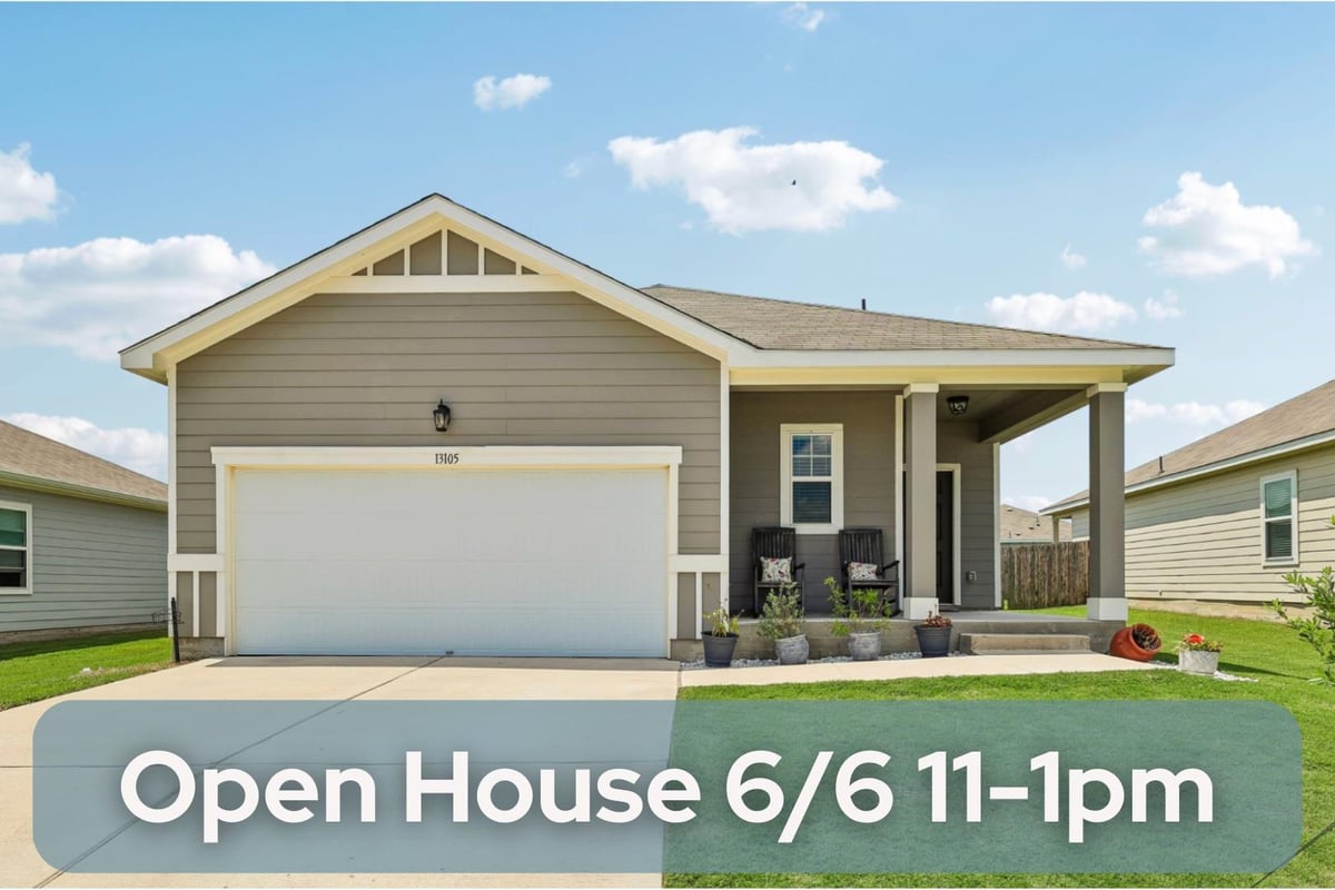13105 John Calhoun DR - front exterior - Luxury home in Presidential Heights, Manor, TX