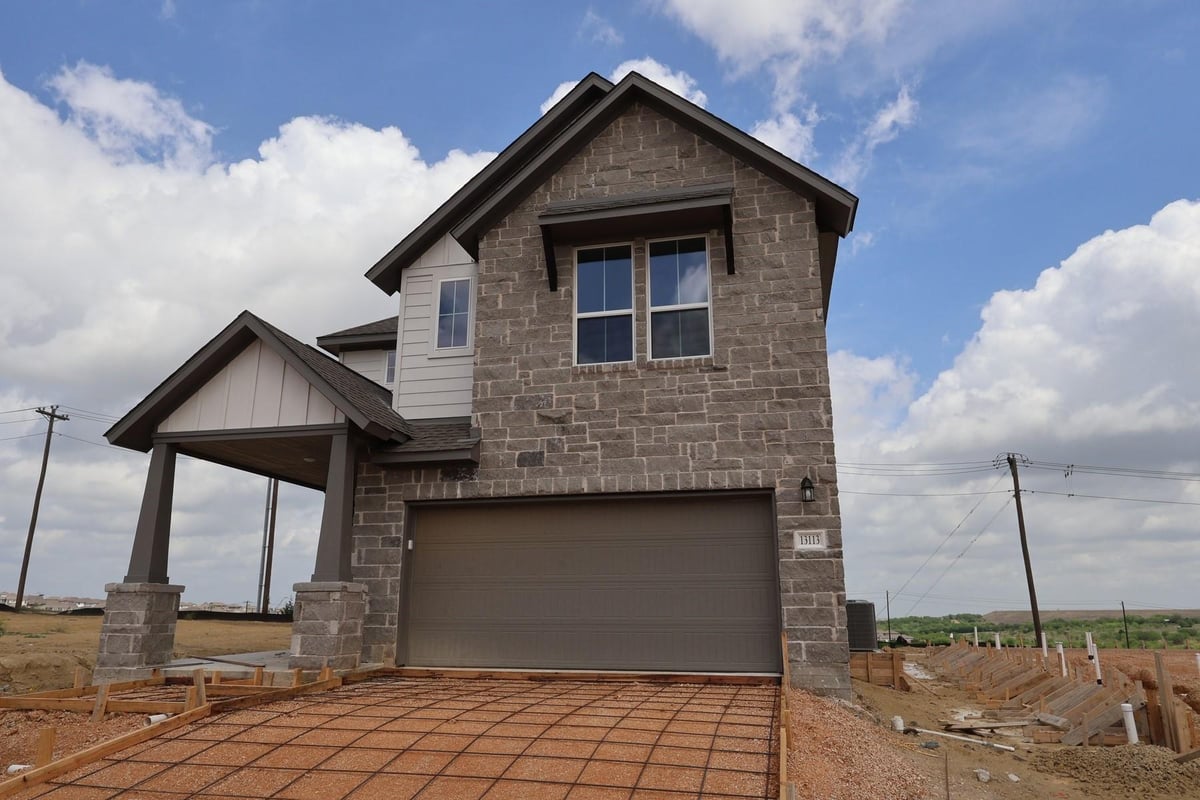 View 13113 Cerulean Spring Dr in Turner's Crossing 13113 Cerulean Spring Dr - front exterior - Luxury home in Turner's Crossing, Buda, TX