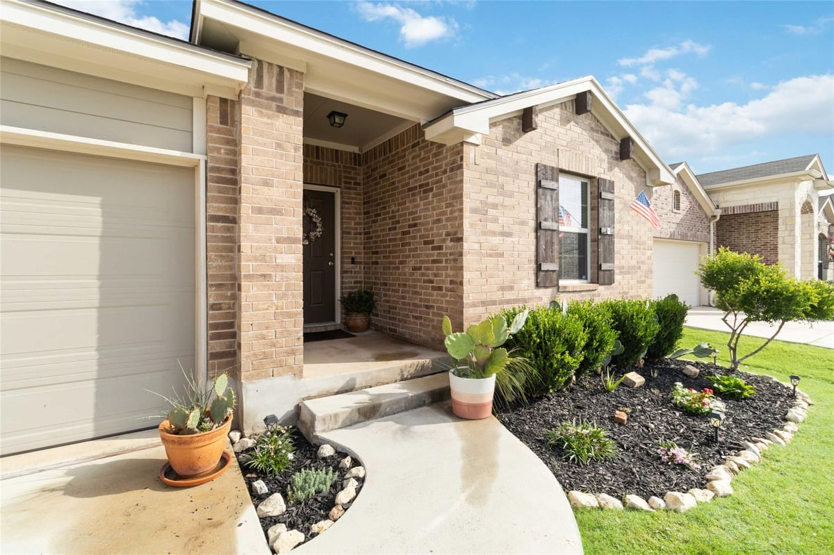 View 132 Sage Meadows DR in Trace Sub Sec A, Pa 2A Ph A 132 Sage Meadows DR - front exterior - Luxury home in Trace Sub Sec A, Pa 2A Ph A, San Marcos, TX