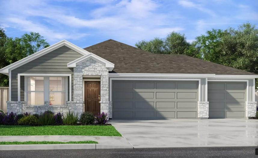 132 Woodbrook Dr - front exterior - Luxury home in Travena, Georgetown, TX