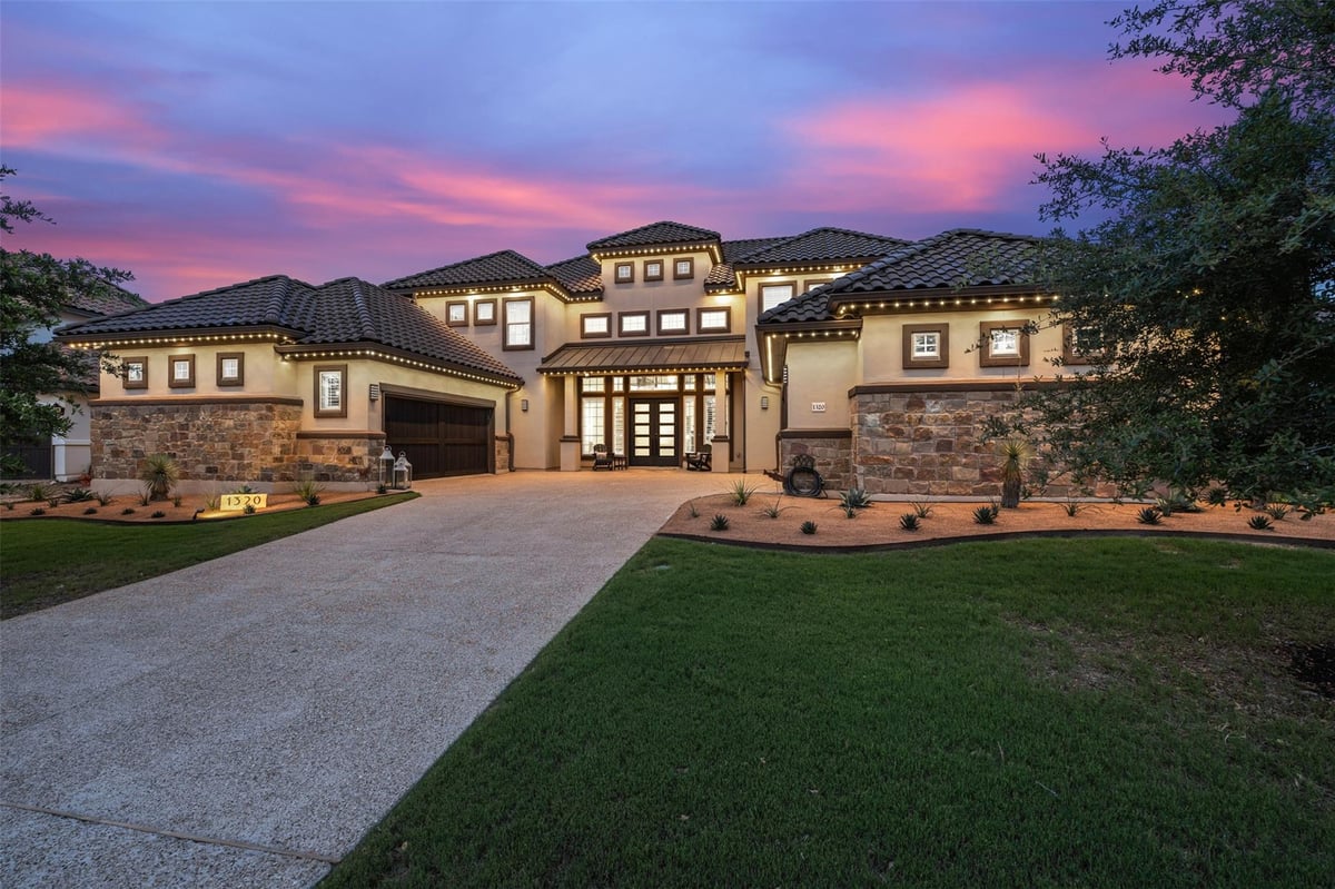 View 1320 Morning Moon Cir in Steiner Ranch 1320 Morning Moon Cir - front exterior - Luxury home in Steiner Ranch, Austin, TX