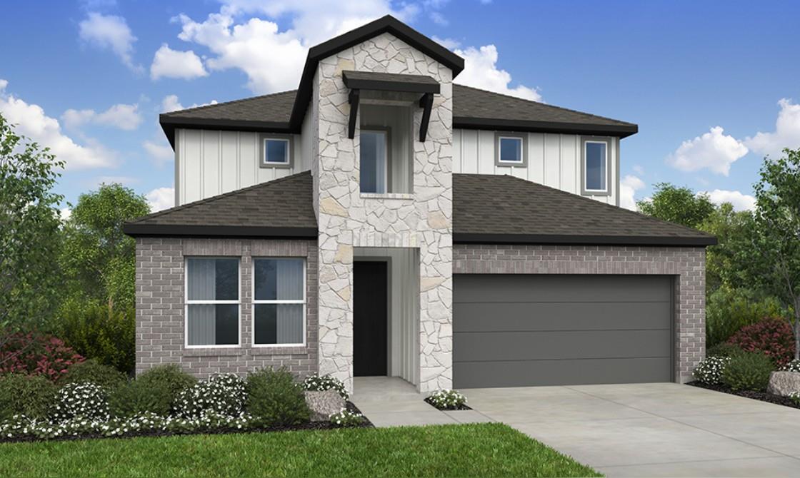 View 13202 Parsons Prairie Ln in Turner's Crossing 13202 Parsons Prairie Ln - front exterior - Luxury home in Turner's Crossing, Buda, TX