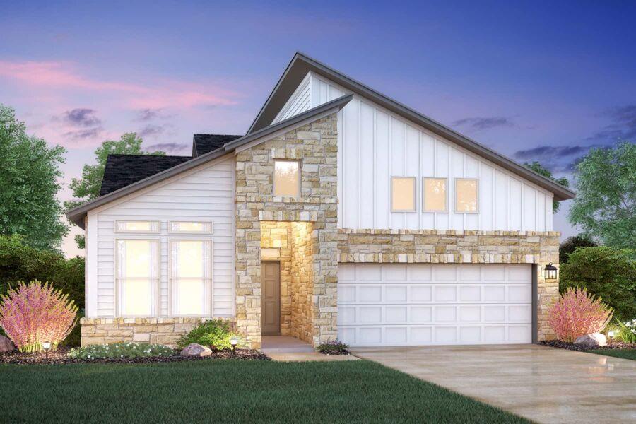 View 13206 Stabler Dr in Estancia West 13206 Stabler Dr - front exterior - Luxury home in Estancia West, Austin, TX
