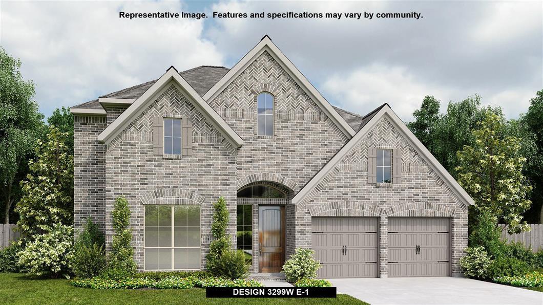 View 1321 White Daisy Ln in Parkside On The River 1321 White Daisy Ln - front exterior - Luxury home in Parkside On The River, Georgetown, TX
