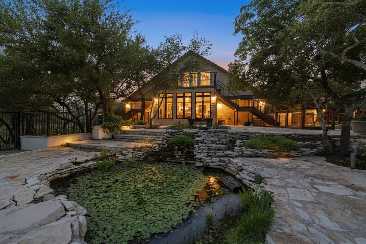 View 13210 Madrone Mountain Way in Hills Of Texas Estates 13210 Madrone Mountain Way - front exterior - Luxury home in Hills Of Texas Estates, Austin, TX