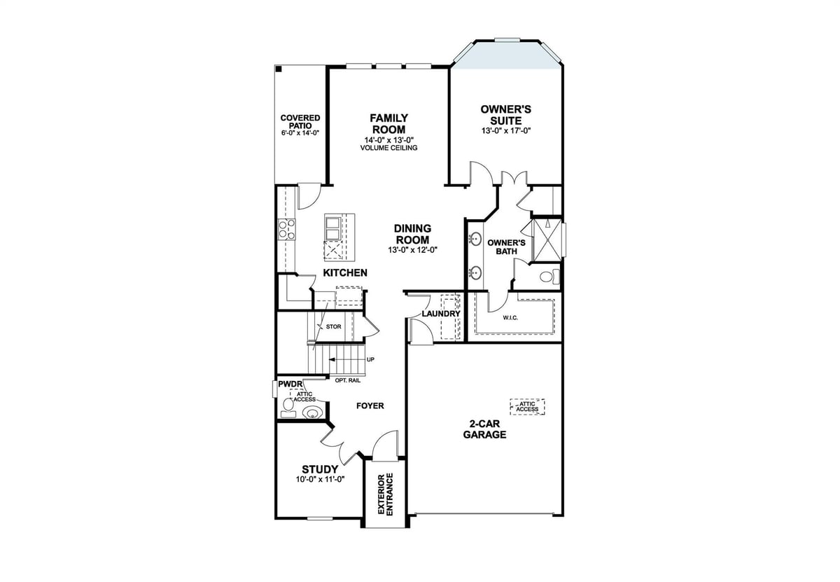 Living area at 13214 Stabler Dr - 3 bed 2 bath home